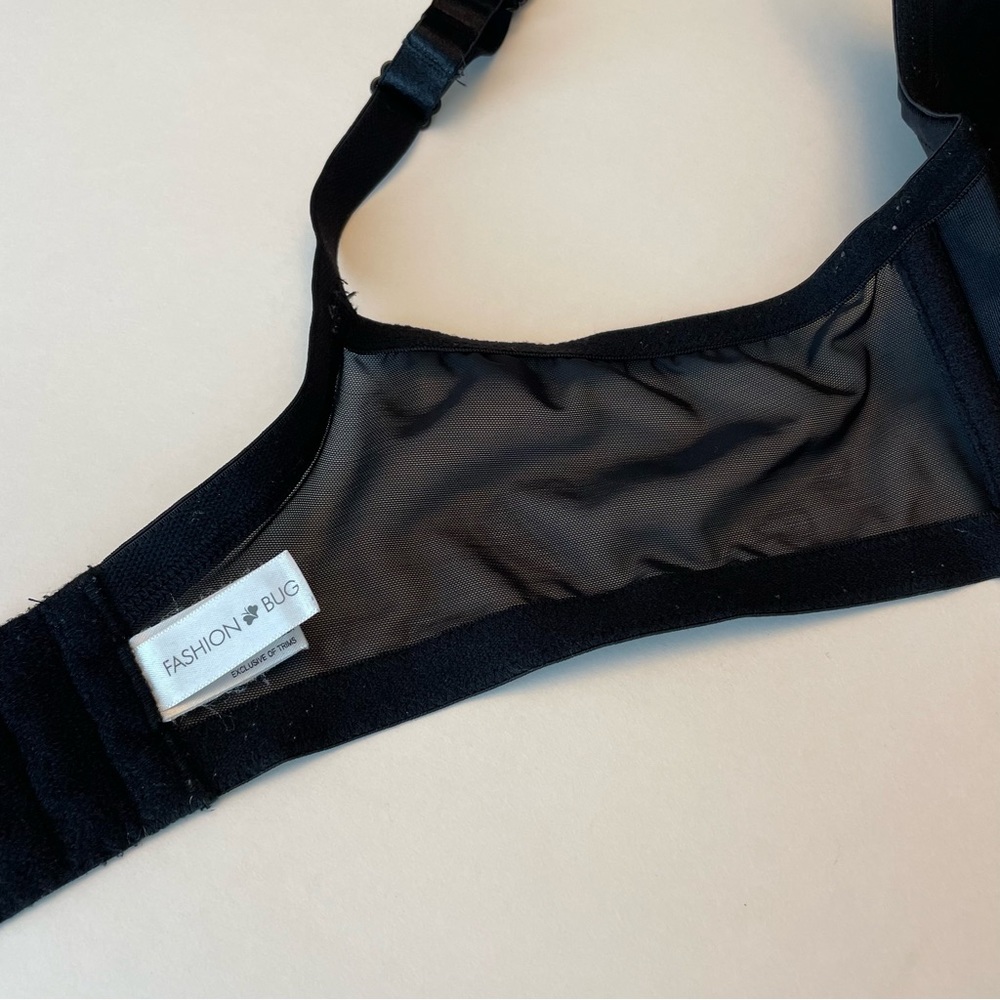 Fashion Bug Black Bra, Size 40C - Picture 4 of 5